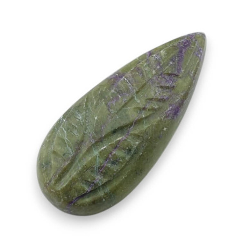 Stichtite carved cabochon 30x13 mm no 27 Stichtite carved cabochon 30x13 mm no 27