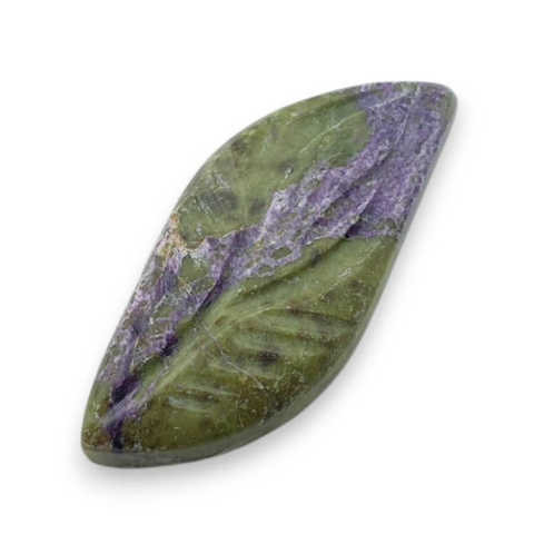 Stichtite carved cabochon 30x13 mm no 44 Stichtite carved cabochon 30x13 mm no 44