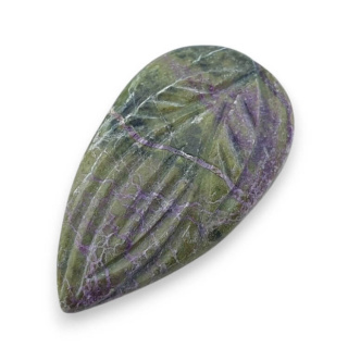 Stichtite carved cabochon 30x17 mm no 32