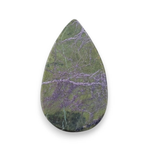 Stichtite carved cabochon 30x17 mm no 32 Stichtite carved cabochon 30x17 mm no 32