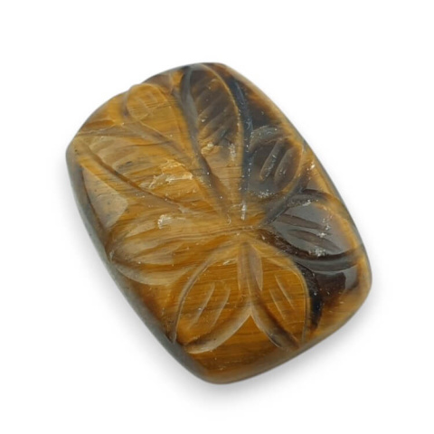 Tiger's eye carved cabochon 24x18 mm no 21 Tiger's eye carved cabochon 24x18 mm no 21