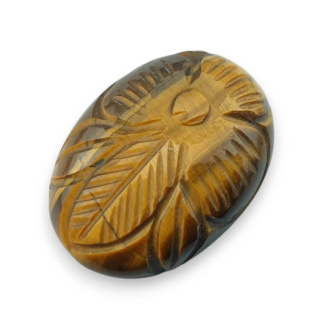 Tiger's eye cabochon carving 24x18 mm no. 64