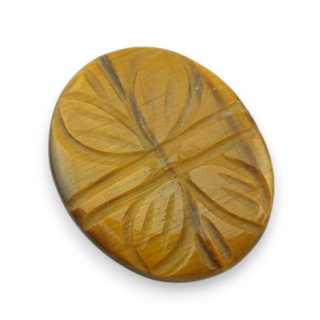 Tiger's eye cabochon carving 24x20 mm no 72