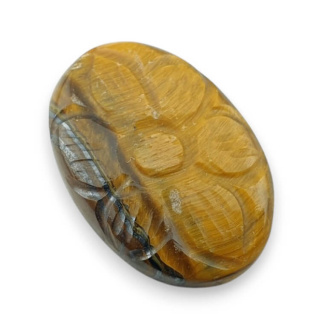 Tiger's eye cabochon carving 25x17 mm no 60