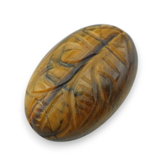 Tiger's eye cabochon carving 27x18 mm no. 40