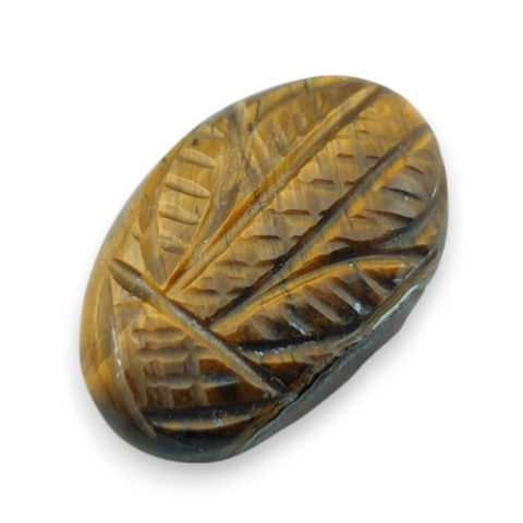 Tiger's eye carved cabochon 28x19 mm no 32 Tiger's eye carved cabochon 28x19 mm no 32