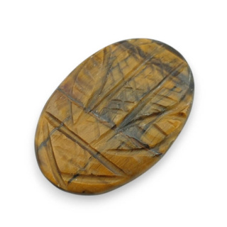 Tiger's eye cabochon carving 30x20 mm no 42