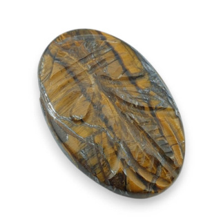 Tiger's eye cabochon carved 30x20 mm no. 56