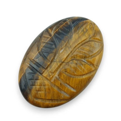 Tiger's eye carving cabochon 32x22 mm no 48 Tiger's eye carving cabochon 32x22 mm no 48
