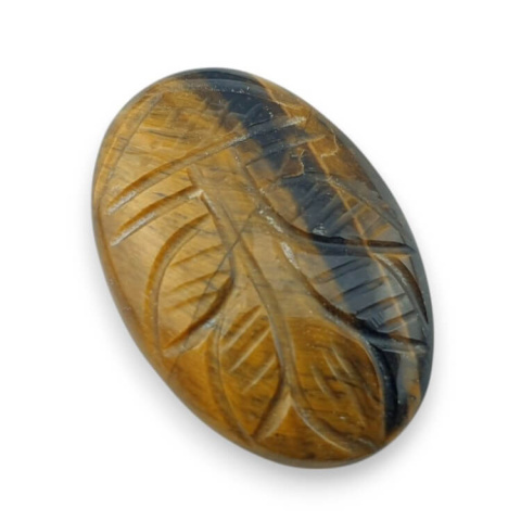 Tiger's eye carving cabochon 32x22 mm no 48 Tiger's eye carving cabochon 32x22 mm no 48