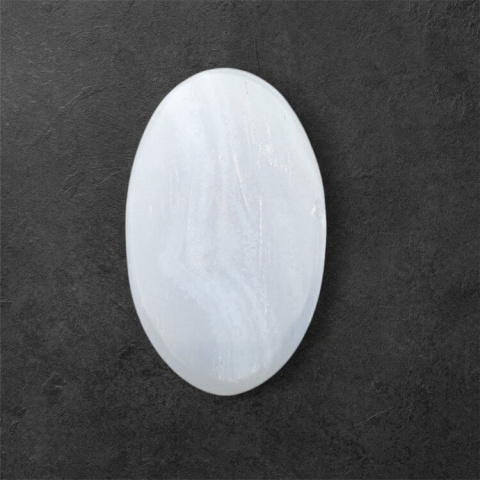 Agate blue lace cabochon carving 27x16 mm no 6 Agate blue lace cabochon carving 27x16 mm no 6
