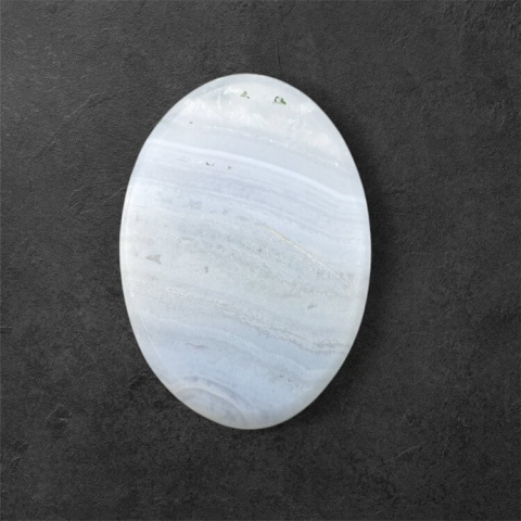 Blue lace agate cabochon carved 30x21 mm no 3 Blue lace agate cabochon carved 30x21 mm no 3