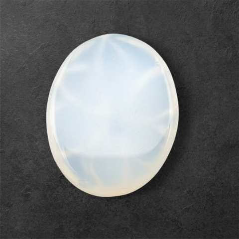 Agate montana carved cabochon 22x17 mm no 79 Agate montana carved cabochon 22x17 mm no 79