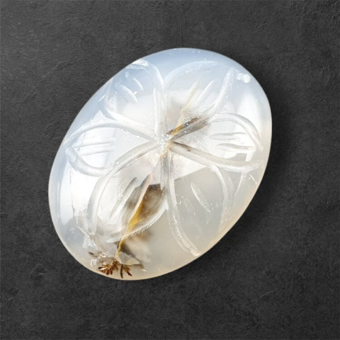 Agate montana carved cabochon 23x17 mm no. 20 Agate montana carved cabochon 23x17 mm no. 20