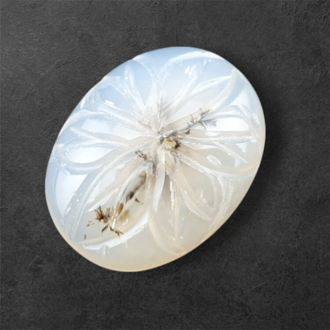 Montana agate carved cabochon 24x18 mm no 4 Montana agate carved cabochon 24x18 mm no 4