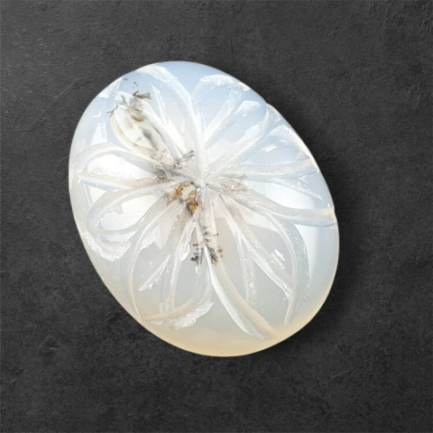 Montana agate carved cabochon 24x18 mm no 4 Montana agate carved cabochon 24x18 mm no 4