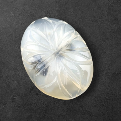 Agate montana carving cabochon 24x18 mm no 63 Agate montana carving cabochon 24x18 mm no 63