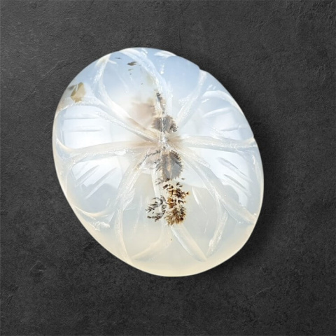 Agate montana carving cabochon 24x20 mm no 82 Agate montana carving cabochon 24x20 mm no 82