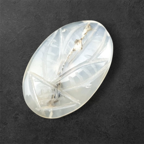 Agate montana carving cabochon 25x17 mm no. 69 Agate montana carving cabochon 25x17 mm no. 69