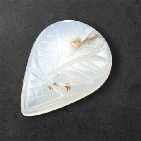 Agate montana carving cabochon 25x18 mm no 42 Agate montana carving cabochon 25x18 mm no 42