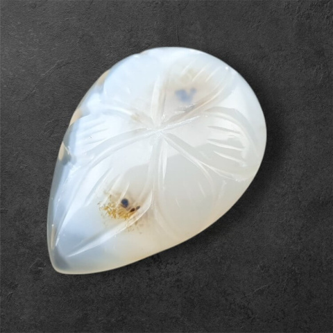 Agate montana carved cabochon 25x18 mm no. 65 Agate montana carved cabochon 25x18 mm no. 65