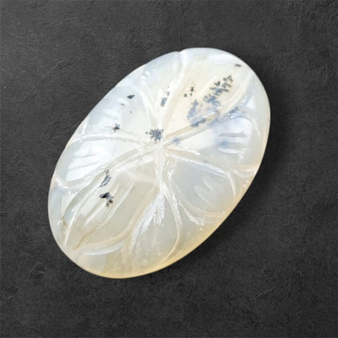 Montana agate carved cabochon 26x17 mm no 58 Montana agate carved cabochon 26x17 mm no 58