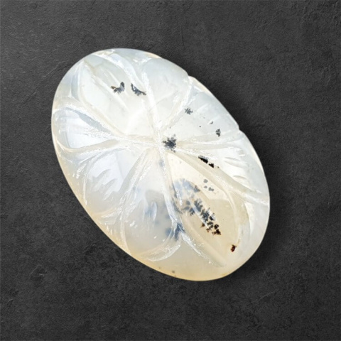 Montana agate carved cabochon 26x17 mm no 58 Montana agate carved cabochon 26x17 mm no 58
