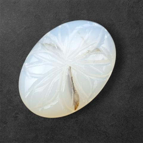 Montana agate carved cabochon 26x18 mm no 60 Montana agate carved cabochon 26x18 mm no 60