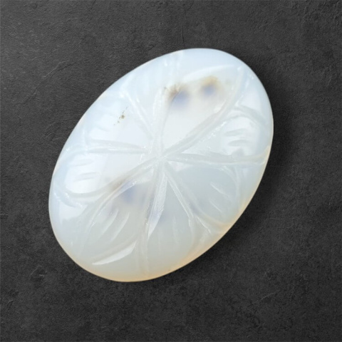 Montana agate carved cabochon 26x19 mm no 59 Montana agate carved cabochon 26x19 mm no 59