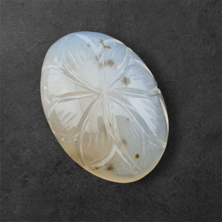 Agat montana kaboszon carving 27x19 mm nr 10