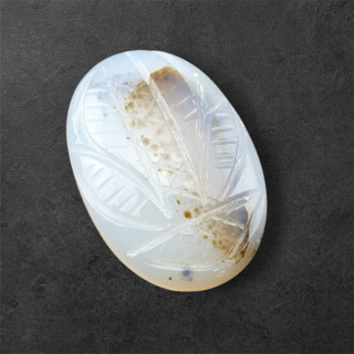 Agat montana kaboszon carving 27x19 mm nr 26