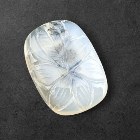 Montana agate carved cabochon 27x19 mm no 28 Montana agate carved cabochon 27x19 mm no 28