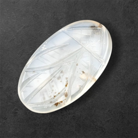 Agate montana carving cabochon 28x16 mm no 30 Agate montana carving cabochon 28x16 mm no 30