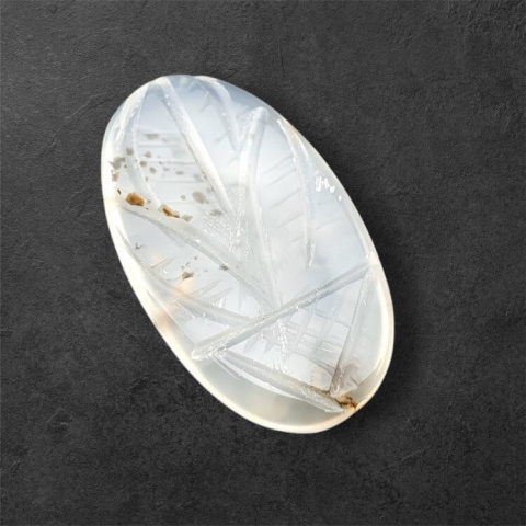 Agate montana carving cabochon 28x16 mm no 30 Agate montana carving cabochon 28x16 mm no 30