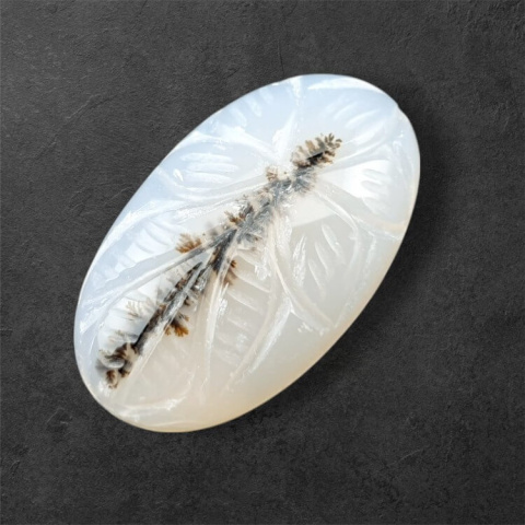 Montana agate carved cabochon 28x17 mm no 11 Montana agate carved cabochon 28x17 mm no 11