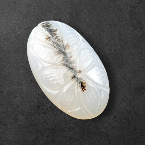 Montana agate carved cabochon 28x17 mm no 11 Montana agate carved cabochon 28x17 mm no 11