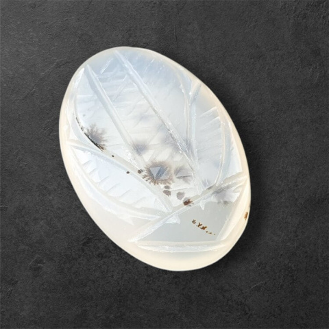 Agate montana carved cabochon 28x19 mm no. 25 Agate montana carved cabochon 28x19 mm no. 25