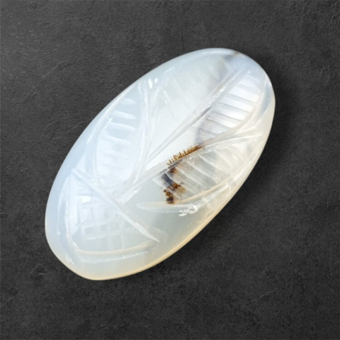 Agate montana carved cabochon 29x16 mm no. 24 Agate montana carved cabochon 29x16 mm no. 24