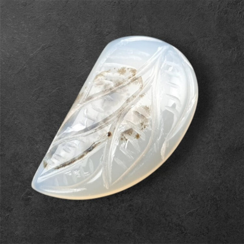 Montana agate carved cabochon 29x17 mm no 49 Montana agate carved cabochon 29x17 mm no 49