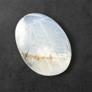 Agat montana kaboszon carving 29x21 mm nr 1