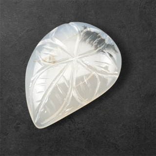 Agat montana kaboszon carving 29x22 mm nr 33