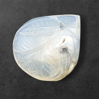 Agat montana kaboszon carving 29x25 mm nr 8