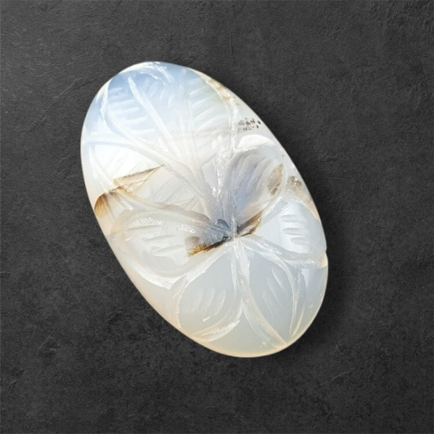 Montana agate carved cabochon 30x18 mm no 21 Montana agate carved cabochon 30x18 mm no 21