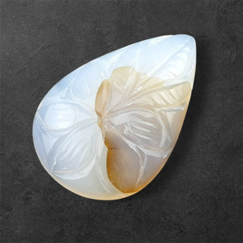 Agate montana carving cabochon 31x21 mm no 55 Agate montana carving cabochon 31x21 mm no 55