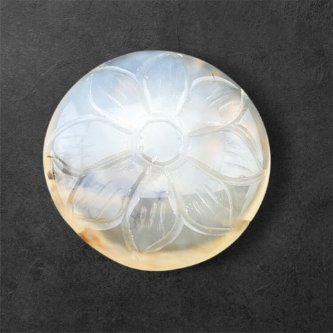 Agate montana carving cabochon fi 27 mm no. 2 Agate montana carving cabochon fi 27 mm no. 2