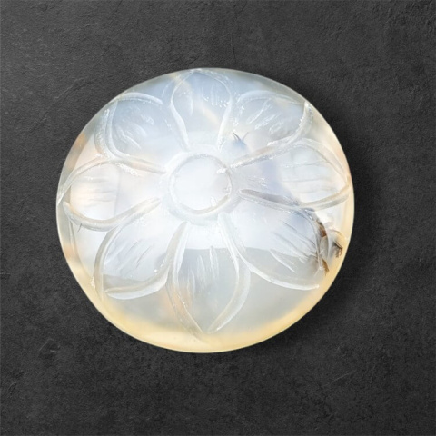 Agate montana carving cabochon fi 27 mm no. 2 Agate montana carving cabochon fi 27 mm no. 2