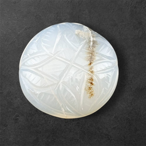 Agate montana carving cabochon fi 28 mm no. 45 Agate montana carving cabochon fi 28 mm no. 45