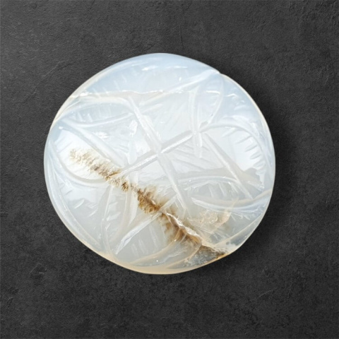 Agate montana carving cabochon fi 28 mm no. 45 Agate montana carving cabochon fi 28 mm no. 45