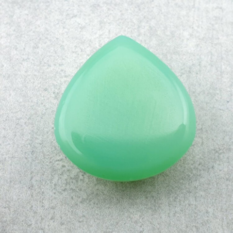 Chalcedony chryso cabochon carving 19x18 mm no 49 Chalcedony chryso cabochon carving 19x18 mm no 49