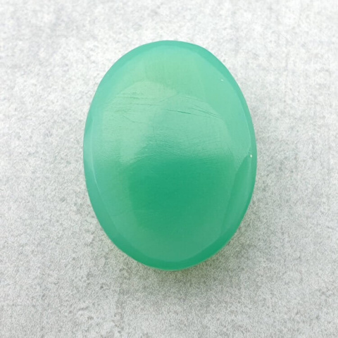 Chalcedony chryso cabochon carving 20x15 mm no. 88 Chalcedony chryso cabochon carving 20x15 mm no. 88